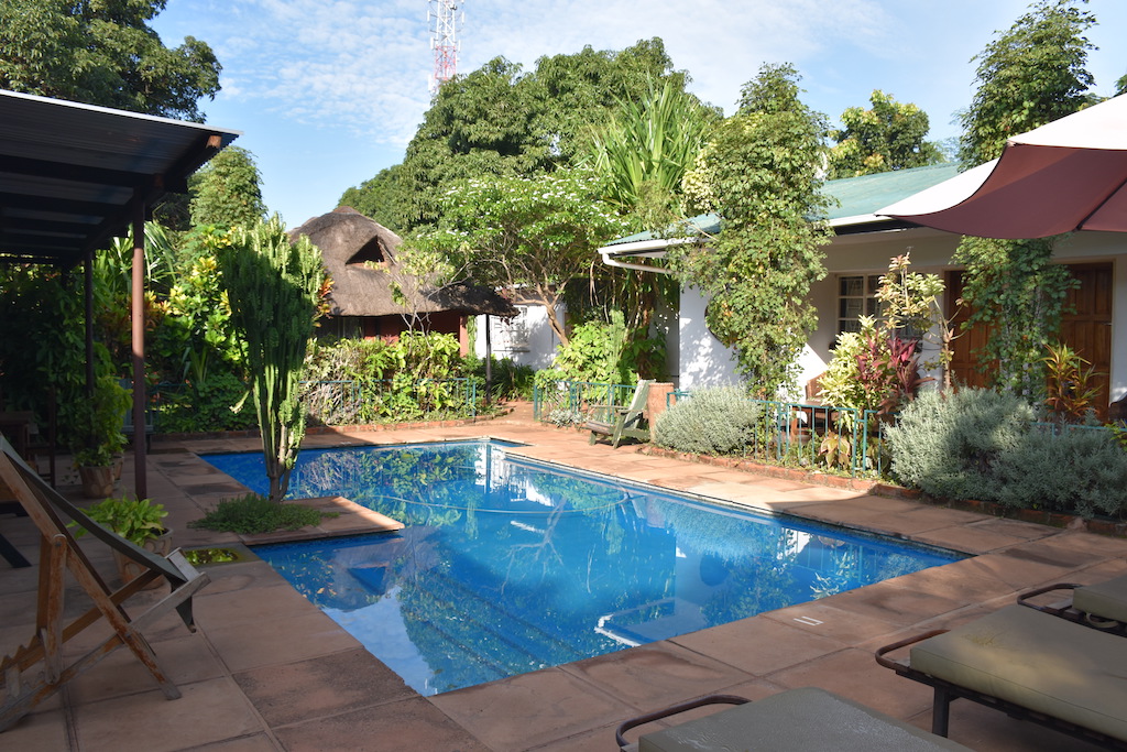 The pool at Tabonina Guesthouse